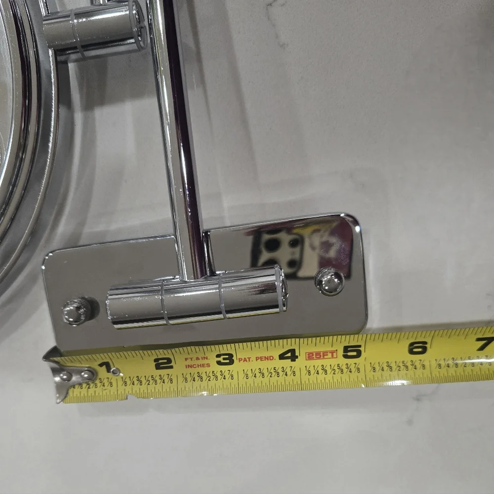 Wall Mount Chrome Arm Swing Mirror